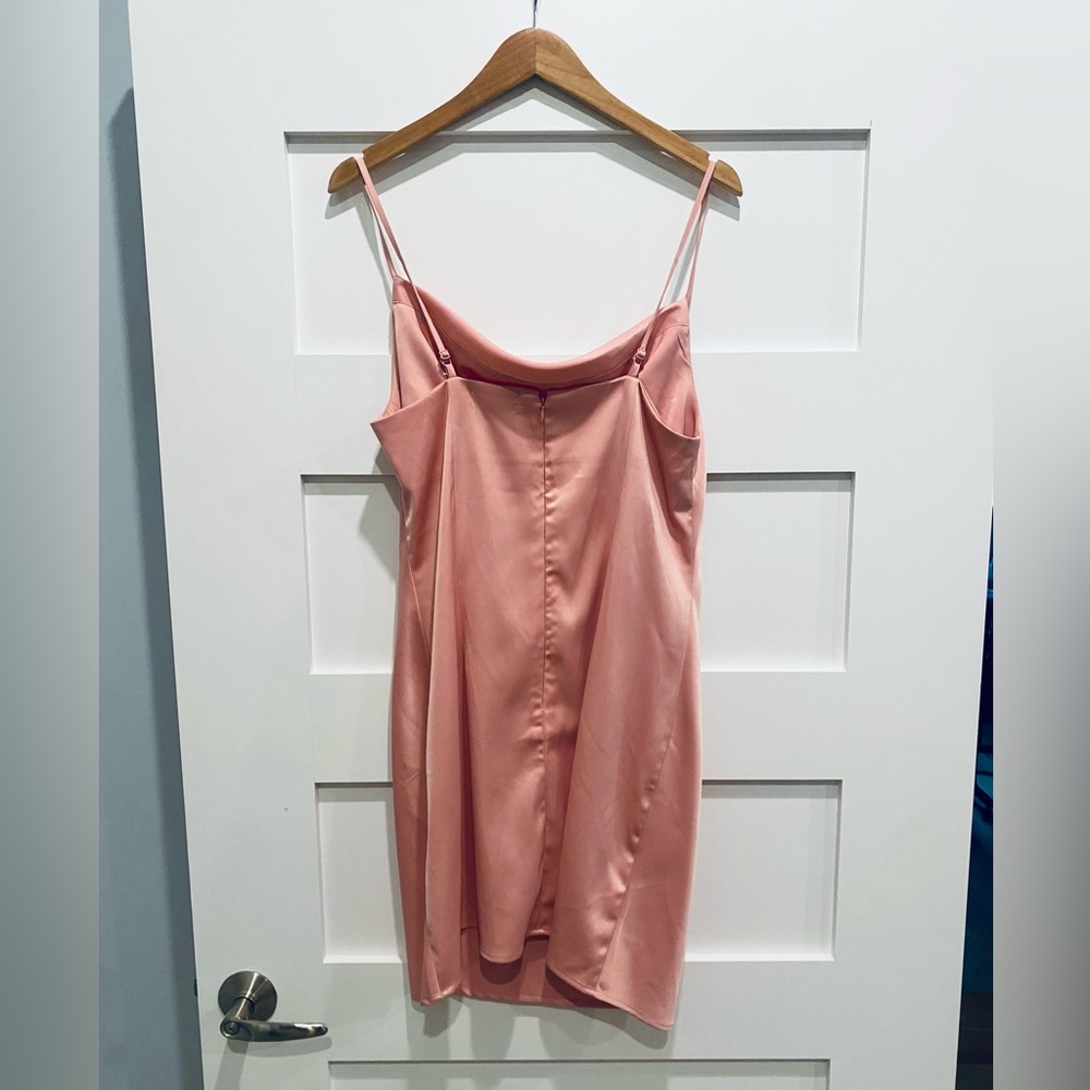 Altar’d State pink silky mini dress, formal dress - Picture 3 of 7